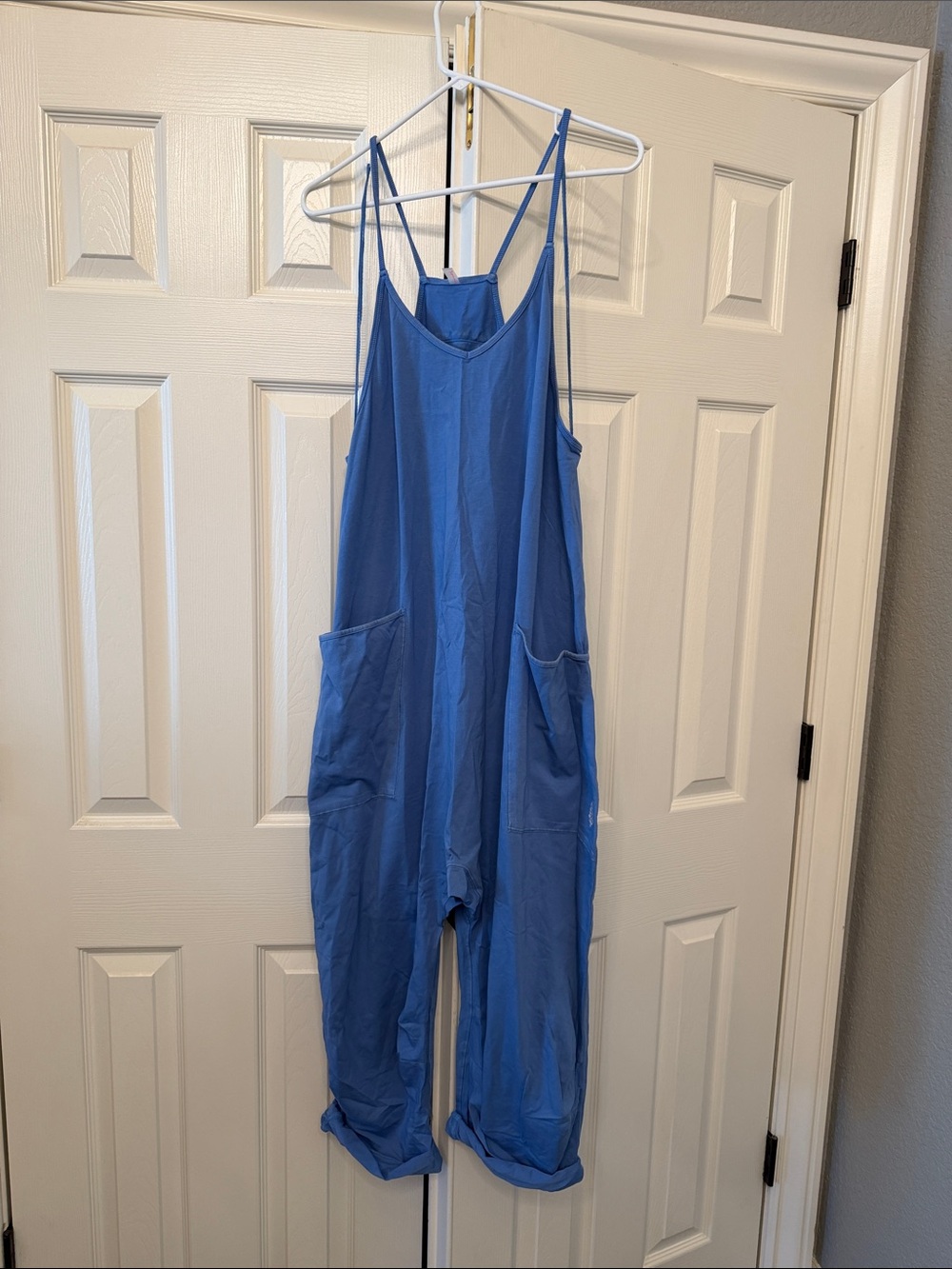 NWT Free People Hot Shot Onesie Blue